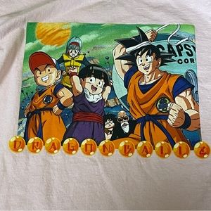 DragonballZ Large Pink Long Sleeve T-Shirt